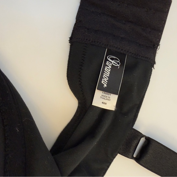 Felina Classic Black Underwire Bra Sz 40H - Picture 8 of 11